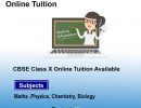 Online-CBSC-X-Class-Tution-Available