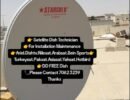 Satellite Dish Receiver Installation